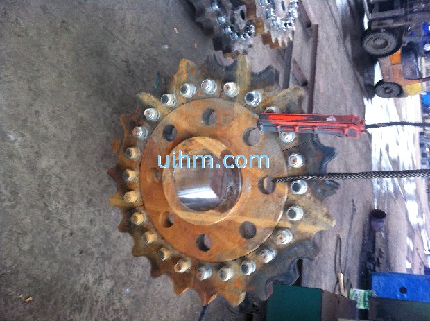 induction brazing gear teeth