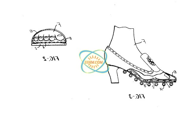 shoe molded by induction heating