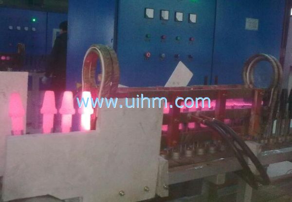 medium frequency induction forging large screws