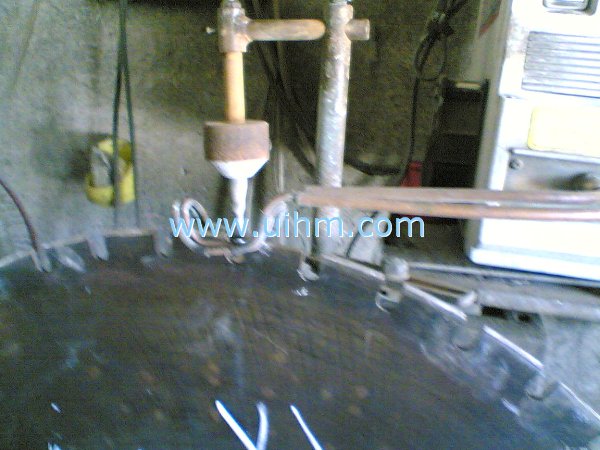 Induction Saw braze welding 