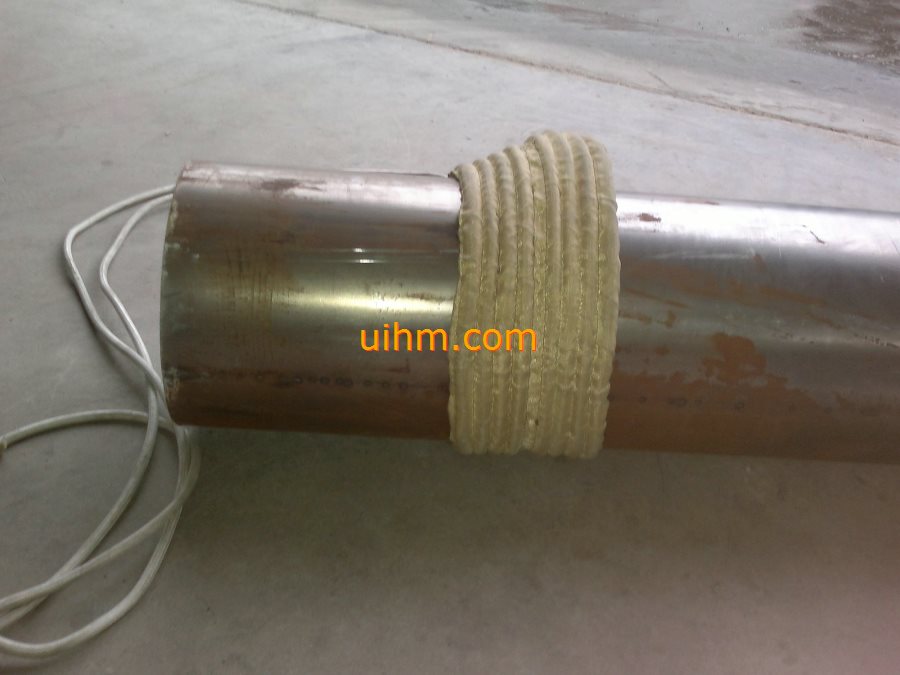 air cooled flexible induction coil for preheating steel pipeline