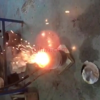 induction melting copper material